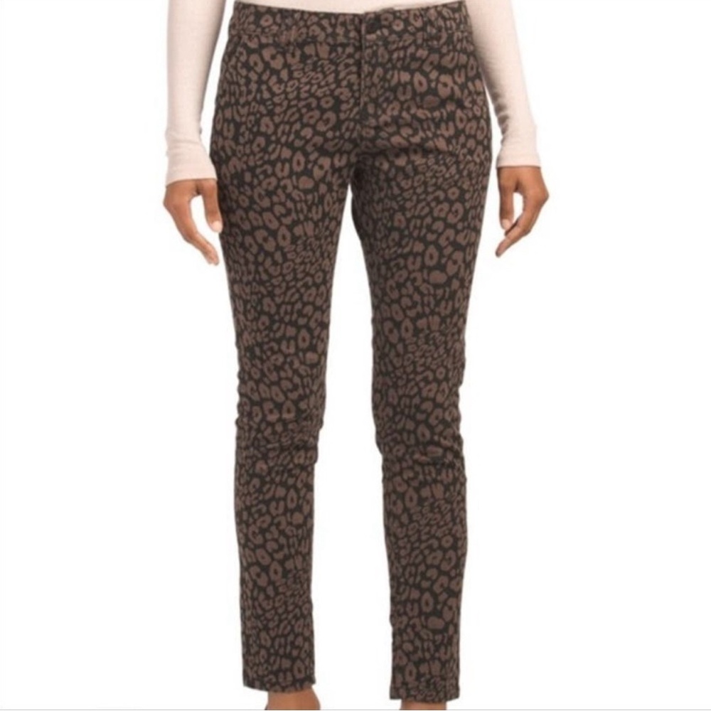 Sanctuary Brown Leopard Twill Pants